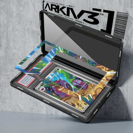 ARKIV3 PSA graded exploded mockup