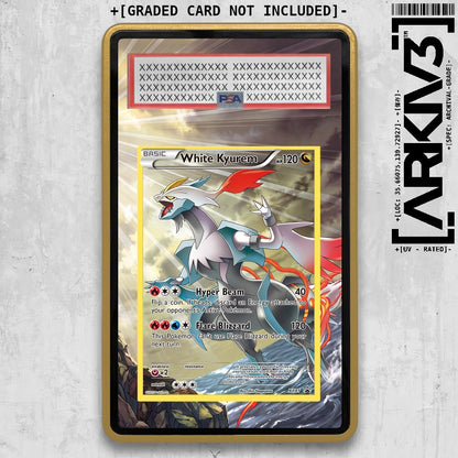 [UNIT: XY81/211] // White Kyurem Extended Art Display Case - Graded
