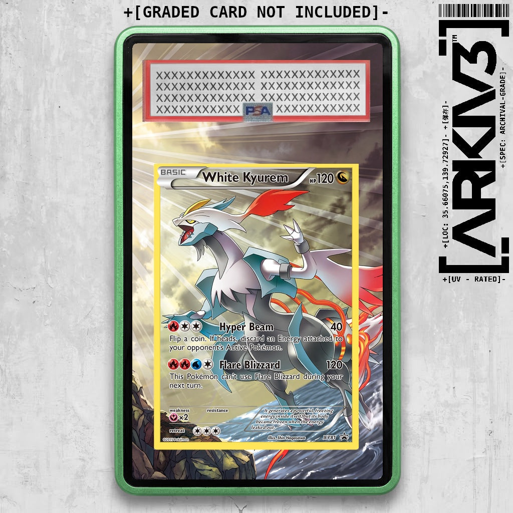 [UNIT: XY81/211] // White Kyurem Extended Art Display Case - Graded