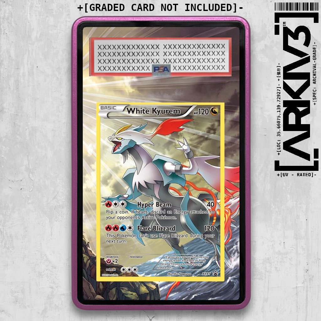 [UNIT: XY81/211] // White Kyurem Extended Art Display Case - Graded