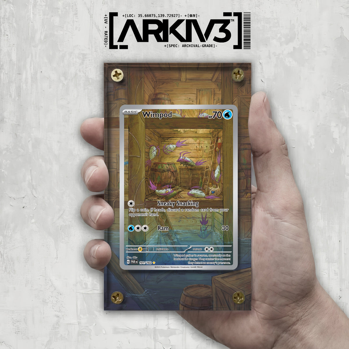 [UNIT: 191/182] // Wimpod Extended Art Display Case - Raw
