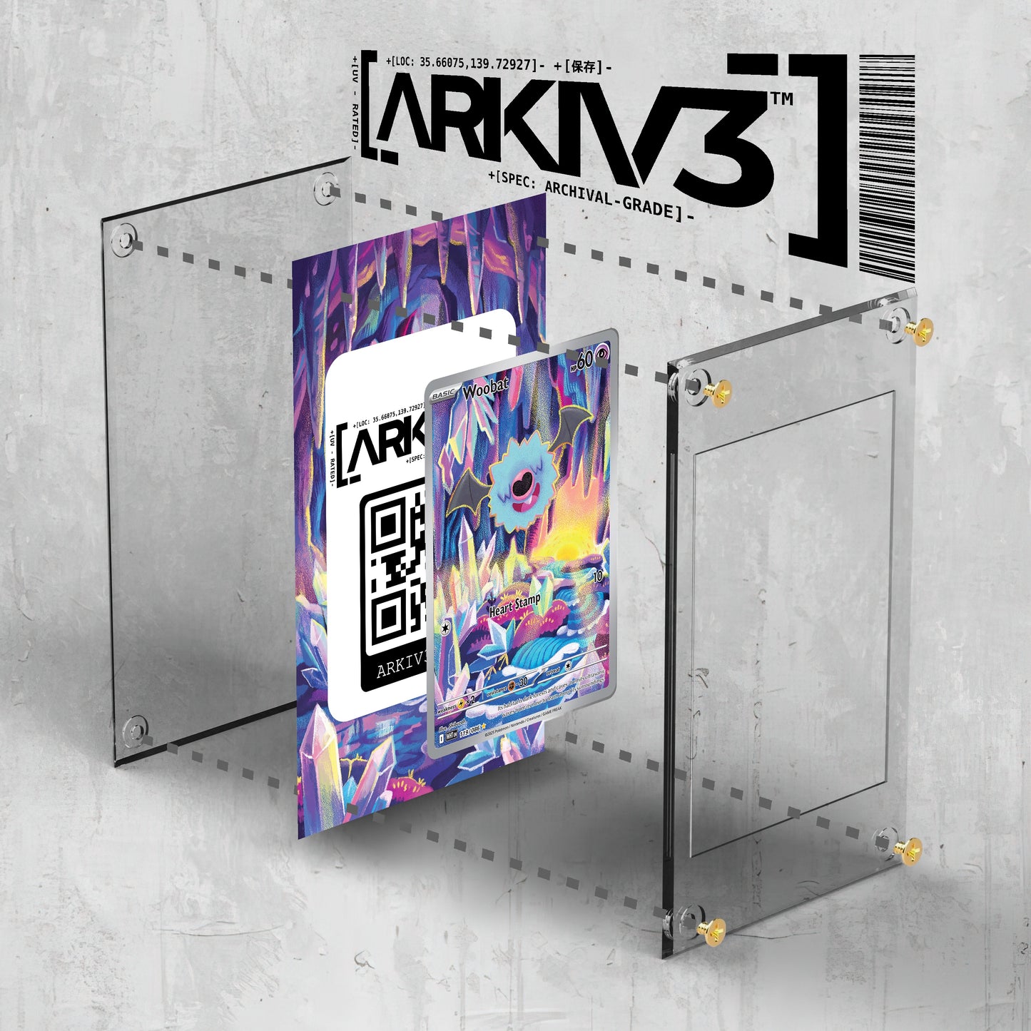 [UNIT: 119/86] // Woobat Extended Art Display Case - Raw
