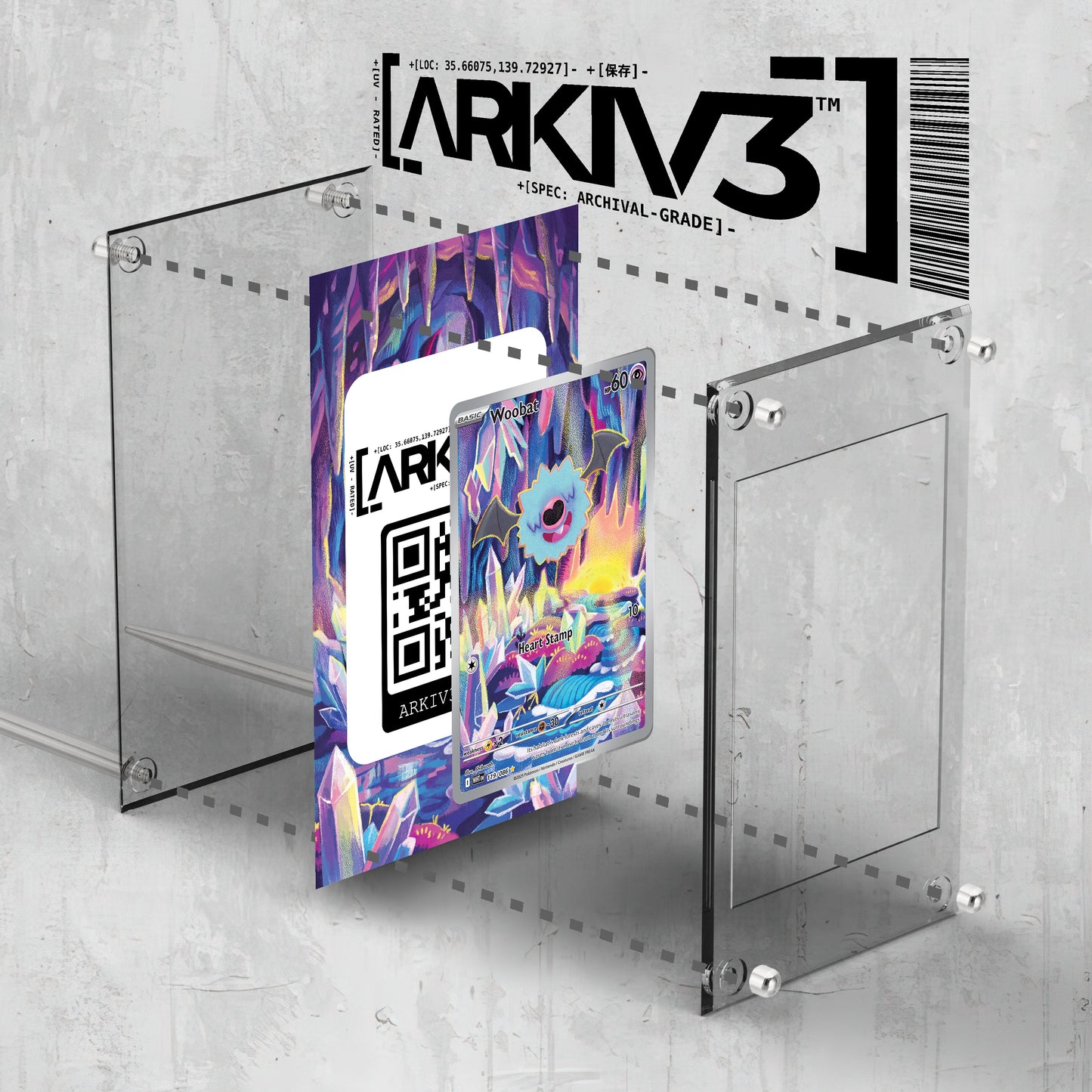 [UNIT: 119/86] // Woobat Extended Art Display Case - Raw