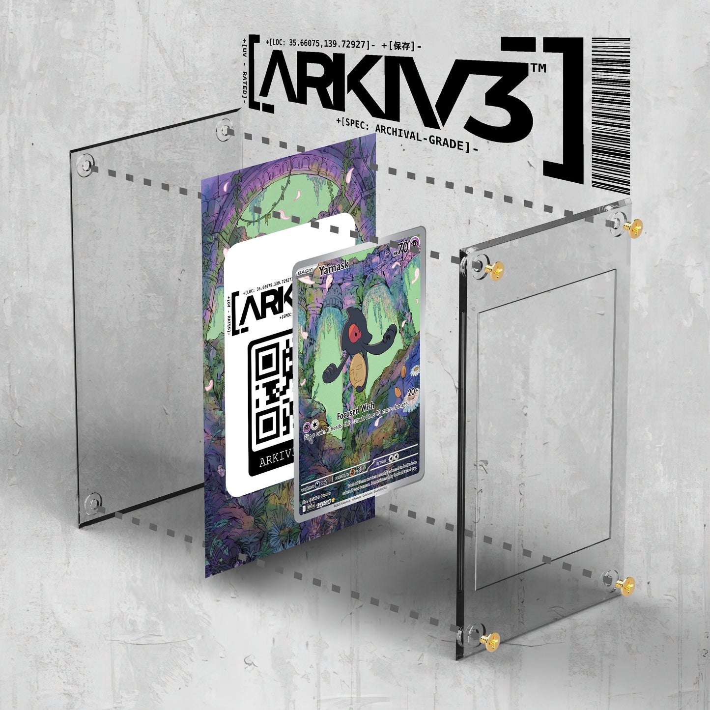 [UNIT: 122/86] // Yamask Extended Art Display Case - Raw
