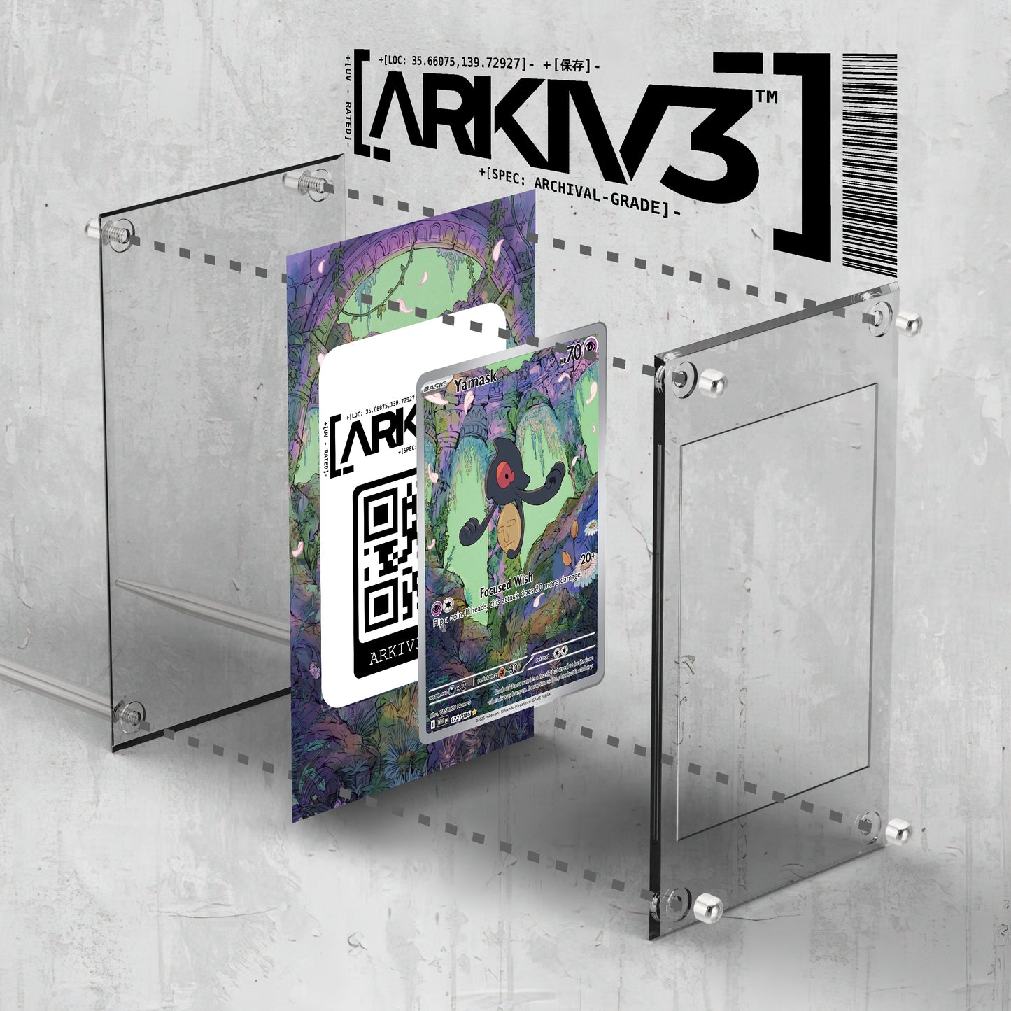 [UNIT: 122/86] // Yamask Extended Art Display Case - Raw