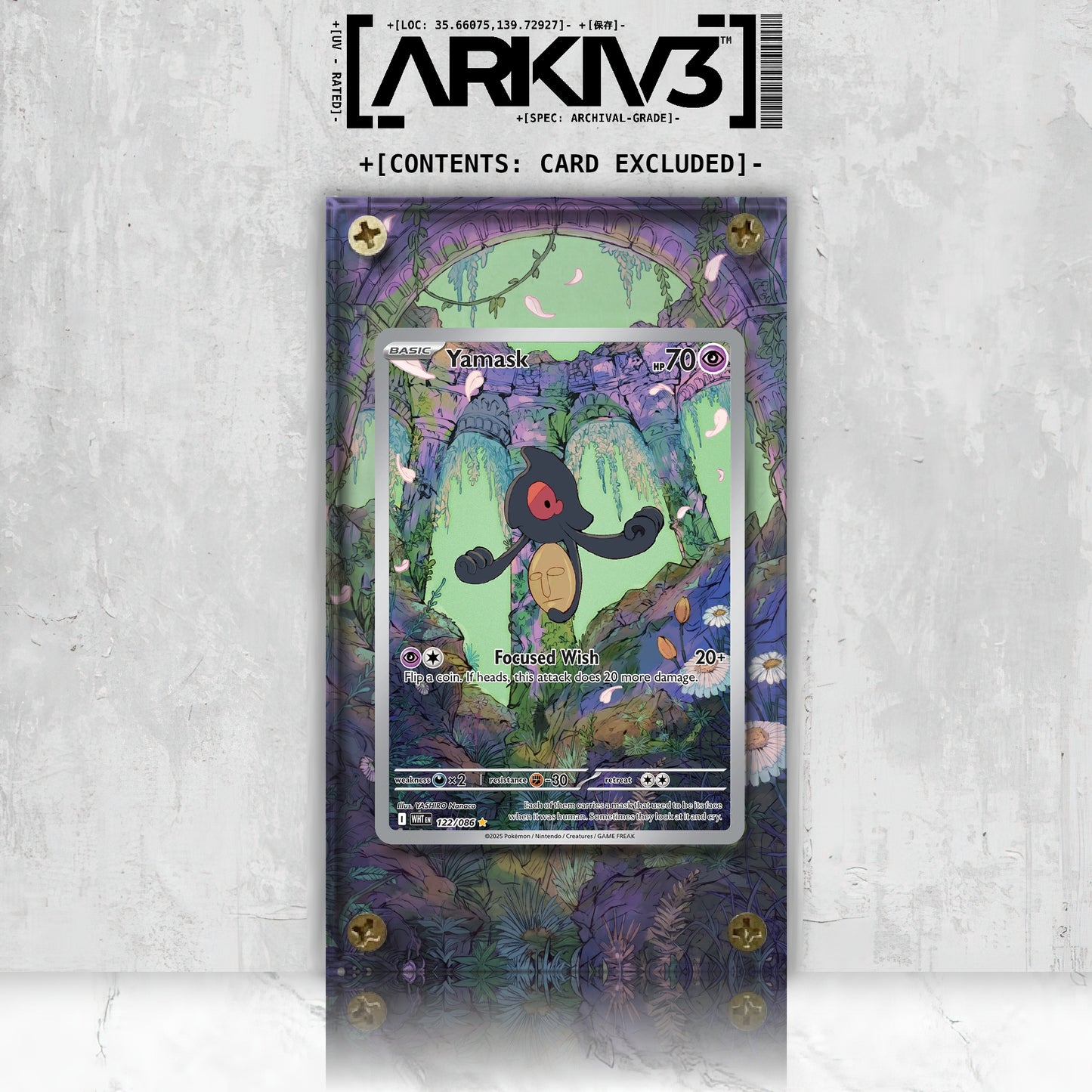 [UNIT: 122/86] // Yamask Extended Art Display Case - Raw