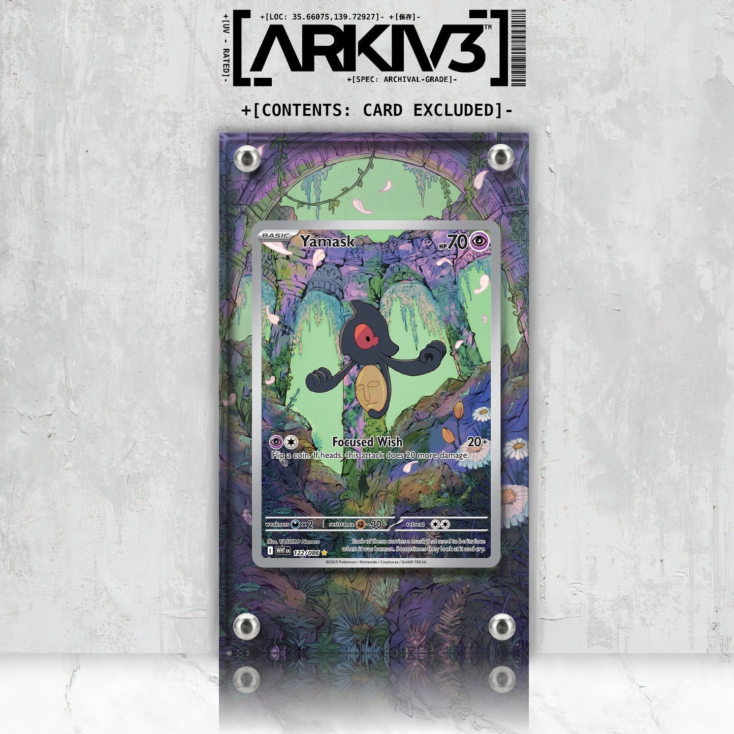 [UNIT: 122/86] // Yamask Extended Art Display Case - Raw
