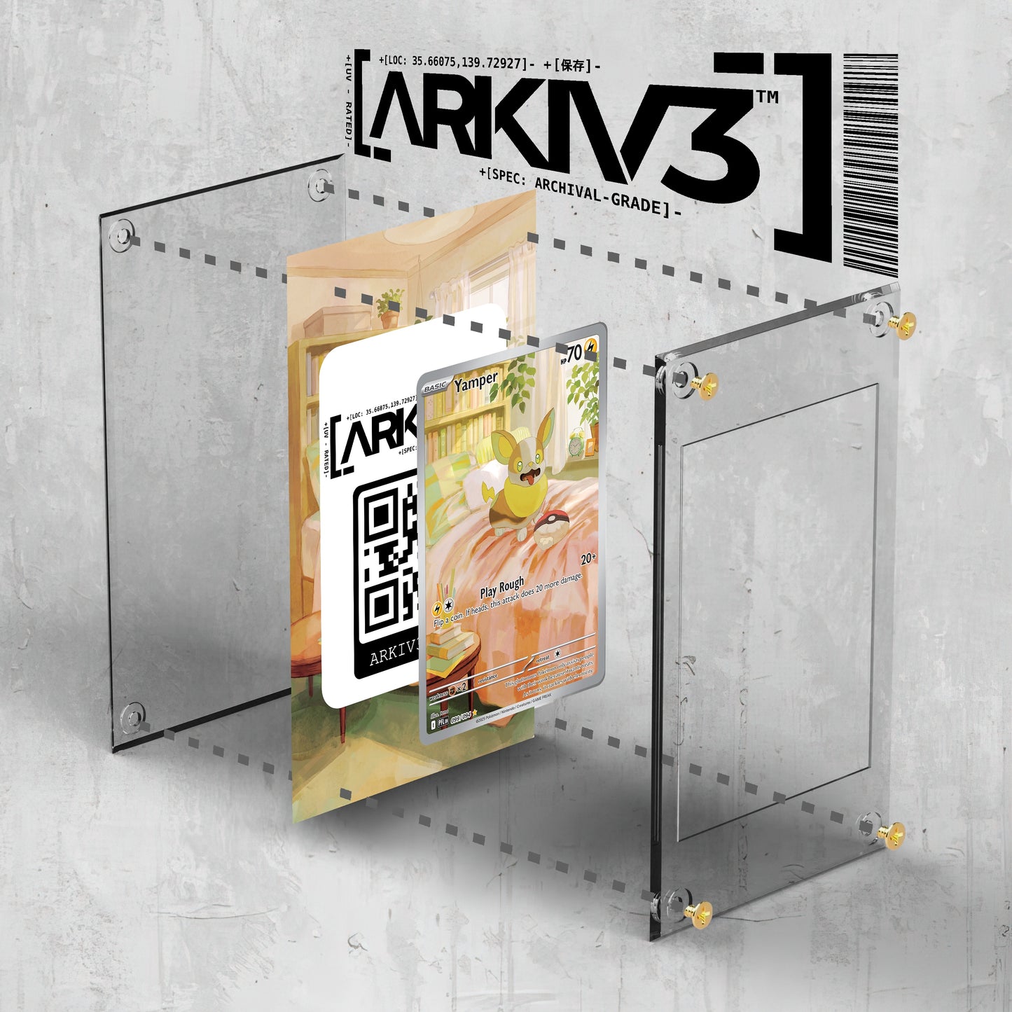 [UNIT: 99/94] // Yamper Extended Art Display Case - Raw
