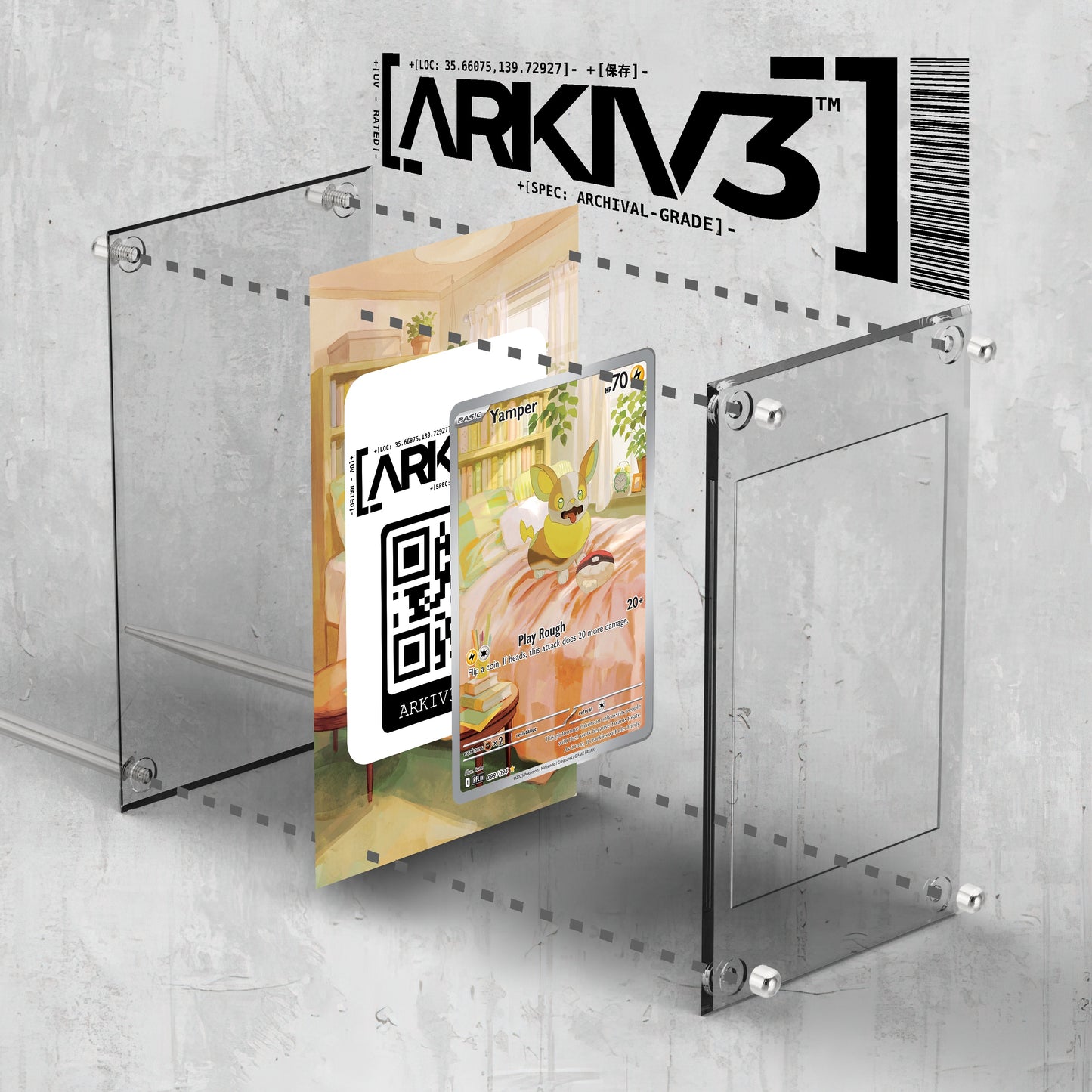 [UNIT: 99/94] // Yamper Extended Art Display Case - Raw