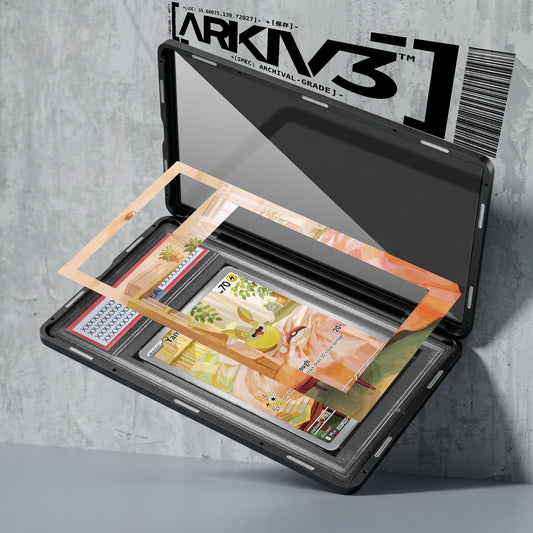 ARKIV3 PSA graded exploded mockup