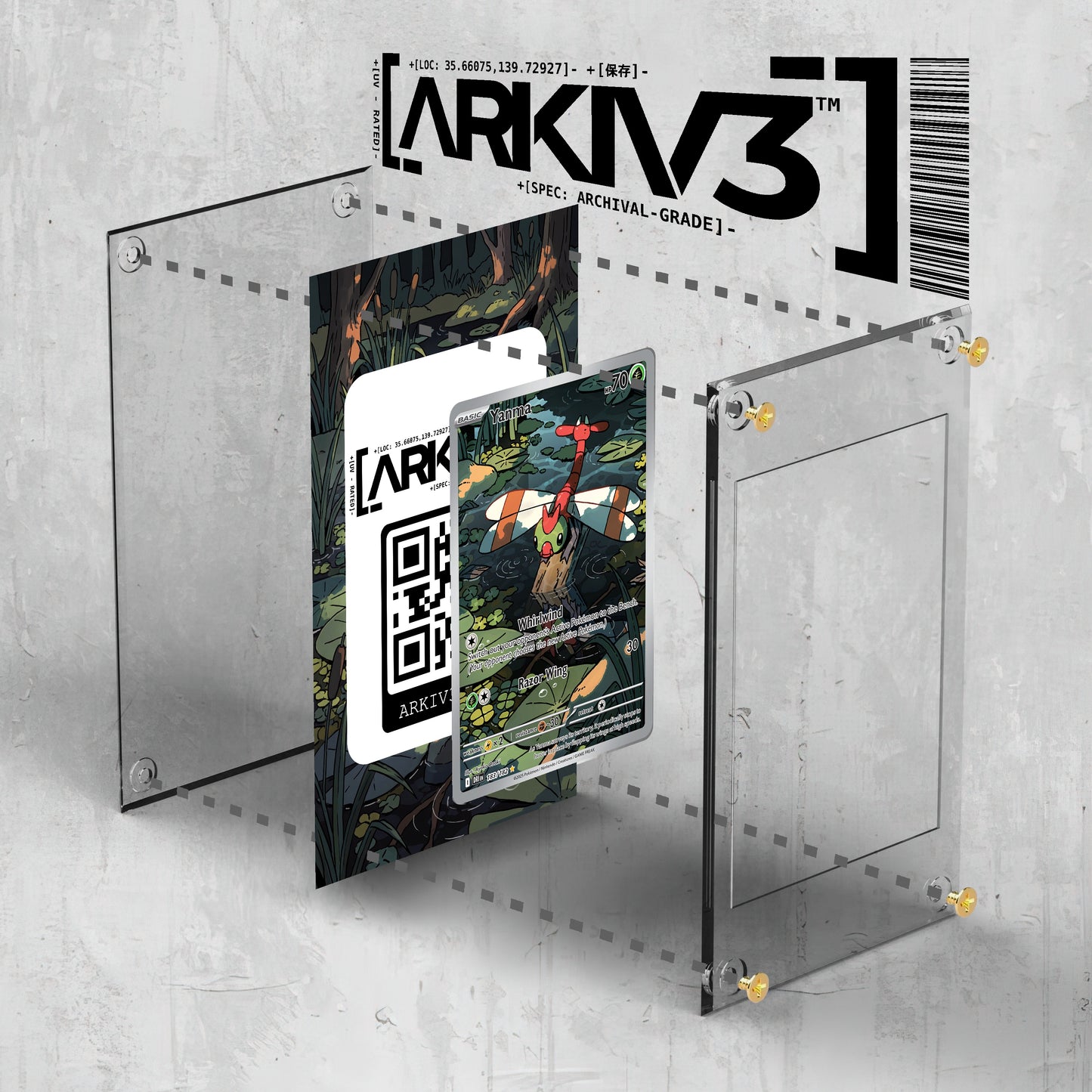 [UNIT: 183/182] // Yanma Extended Art Display Case - Raw