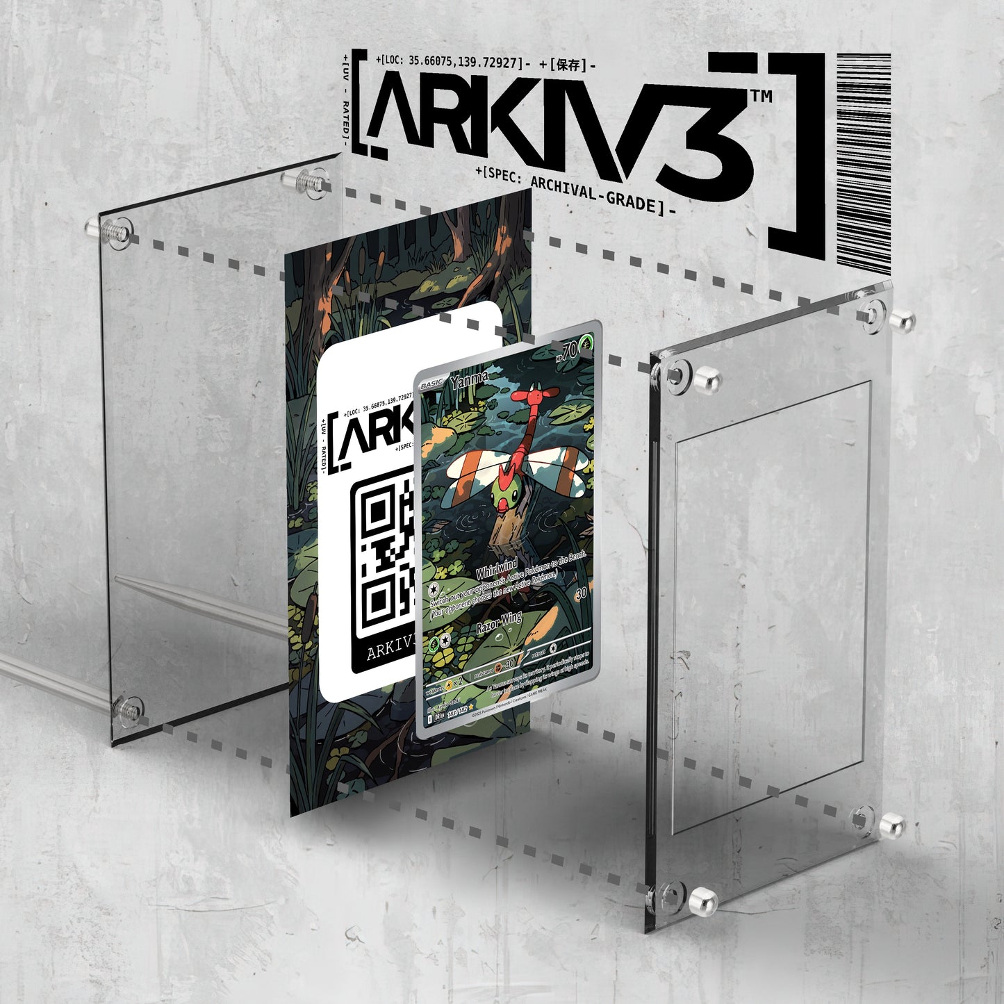 [UNIT: 183/182] // Yanma Extended Art Display Case - Raw