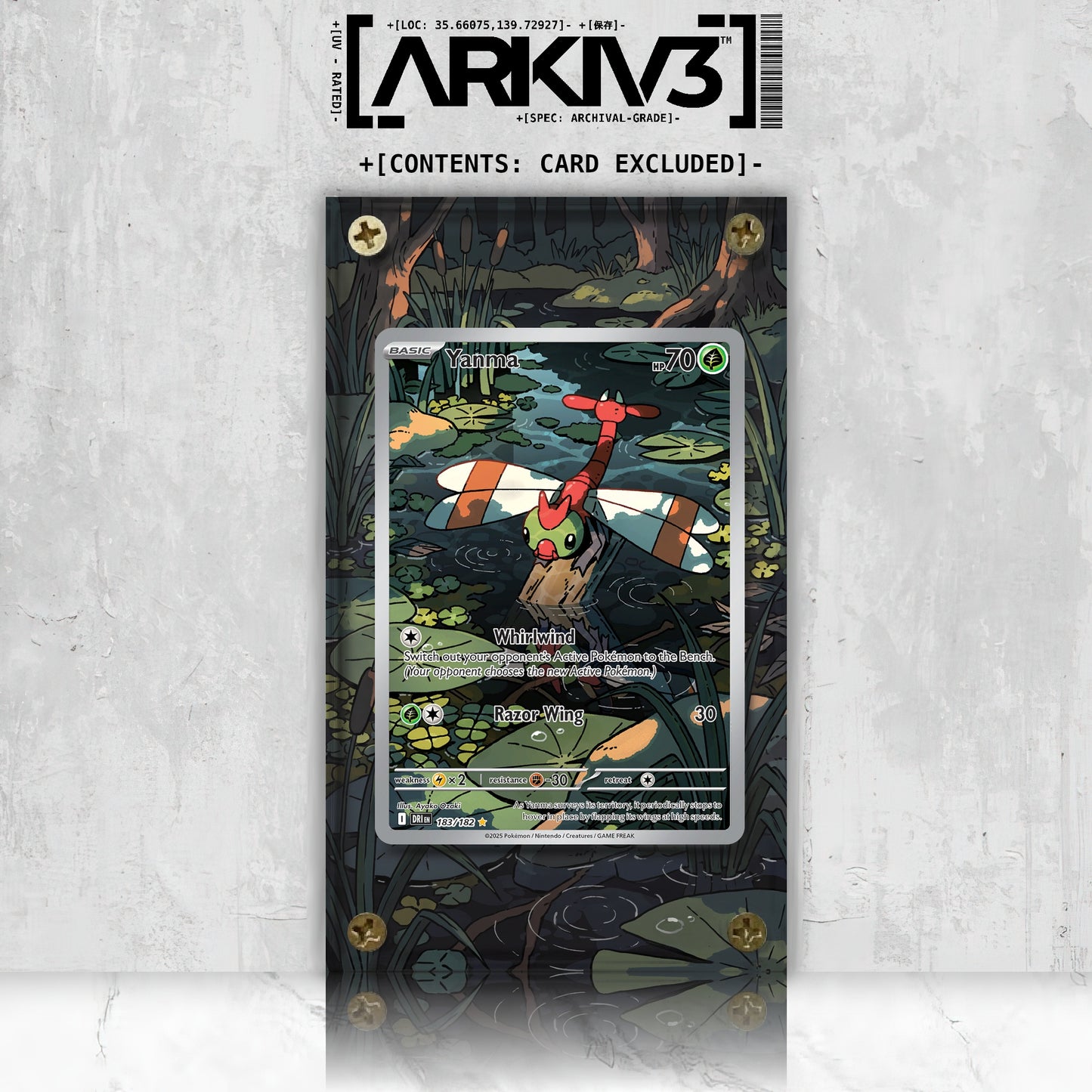 [UNIT: 183/182] // Yanma Extended Art Display Case - Raw