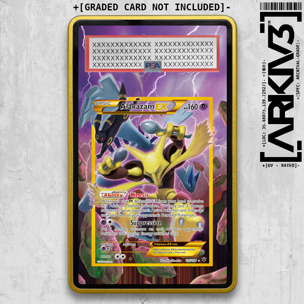 [UNIT: 125/124] // Alakazam EX Extended Art Display Case - Graded