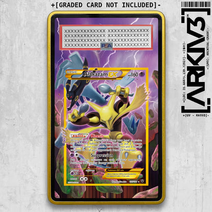[UNIT: 125/124] // Alakazam EX Extended Art Display Case - Graded
