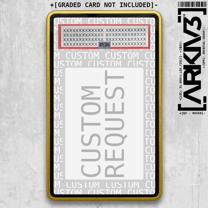 Custom Extended Art Display Case - Graded