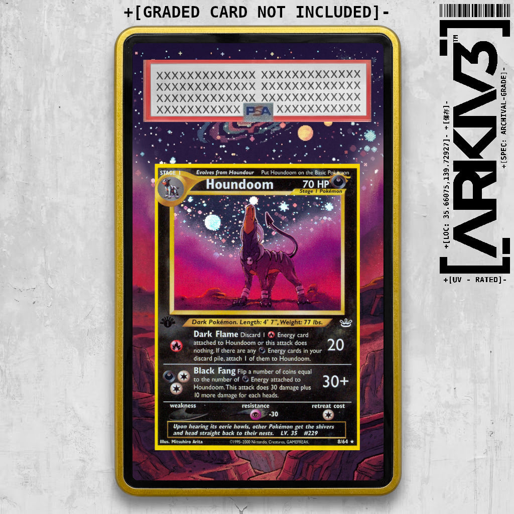 [UNIT: 8/64] // Houndoom Extended Art Display Case - Graded