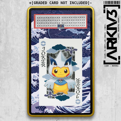 Maiko & Okuge Lugia Poncho Pikachu Joker Extended Art Display Case - Graded
