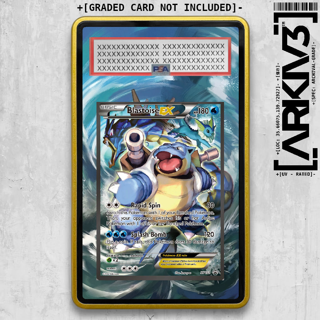 [UNIT: XY122] // Blastoise EX Extended Art Display Case - Graded