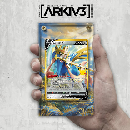 [UNIT: 138/202] // Zacian V Extended Art Display Case - Raw