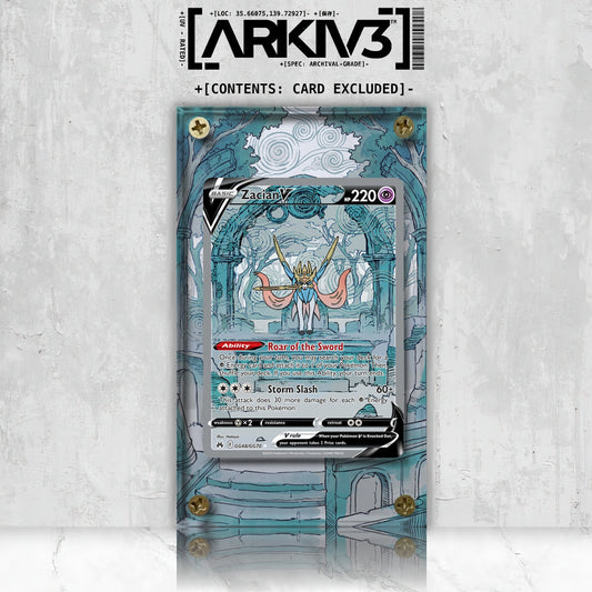 [UNIT: GG48/70] // Zacian V Extended Art Display Case - Raw
