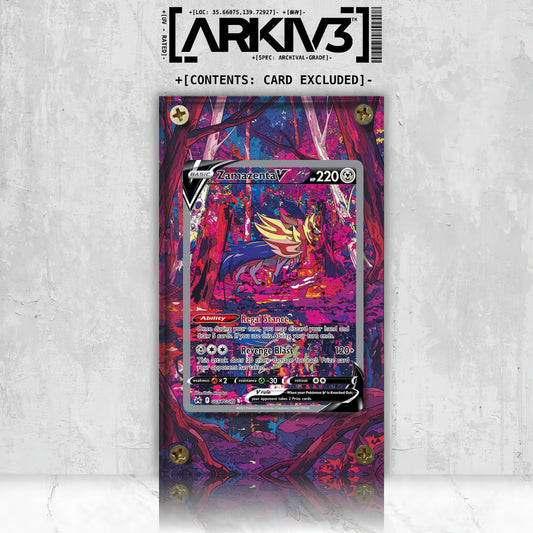 [UNIT: GG54/70] // Zamazenta V Extended Art Display Case - Raw