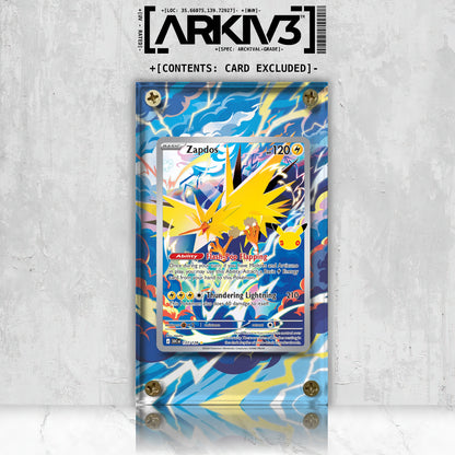 [UNIT: 133/128] // Zapdos Extended Art Display Case - Raw