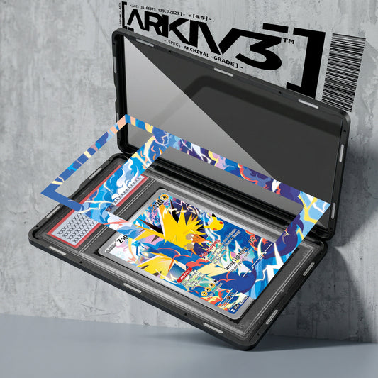 ARKIV3 PSA graded exploded mockup