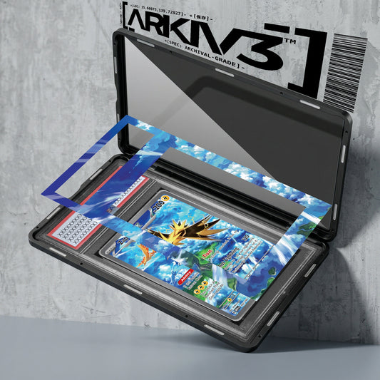ARKIV3 PSA graded exploded mockup