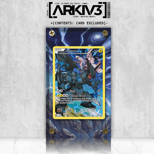 [UNIT: XY76] // Zekrom Extended Art Display Case - Raw