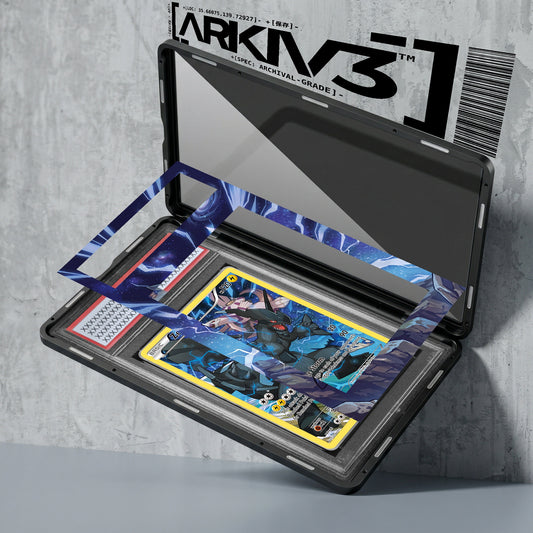 ARKIV3 PSA graded exploded mockup