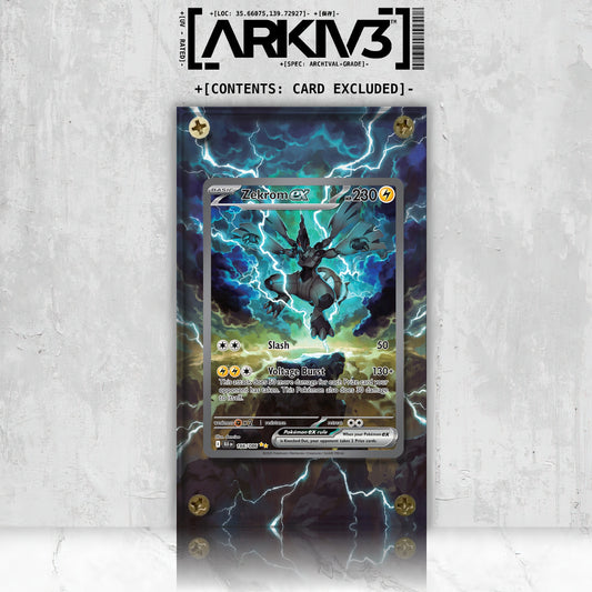 [UNIT: 166/86] // Zekrom ex Extended Art Display Case - Raw