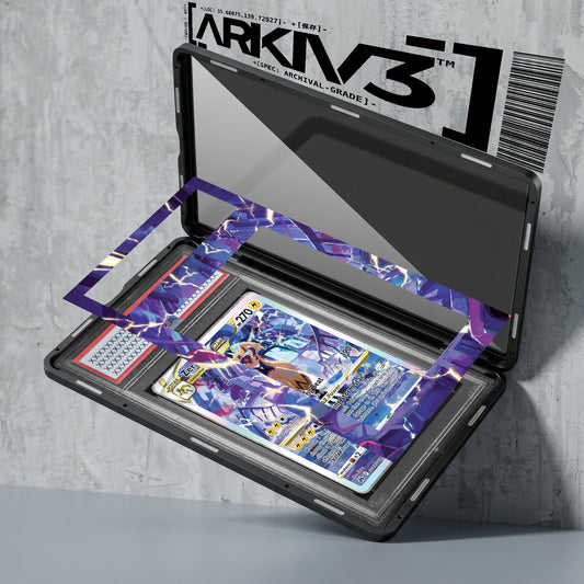 ARKIV3 PSA graded exploded mockup