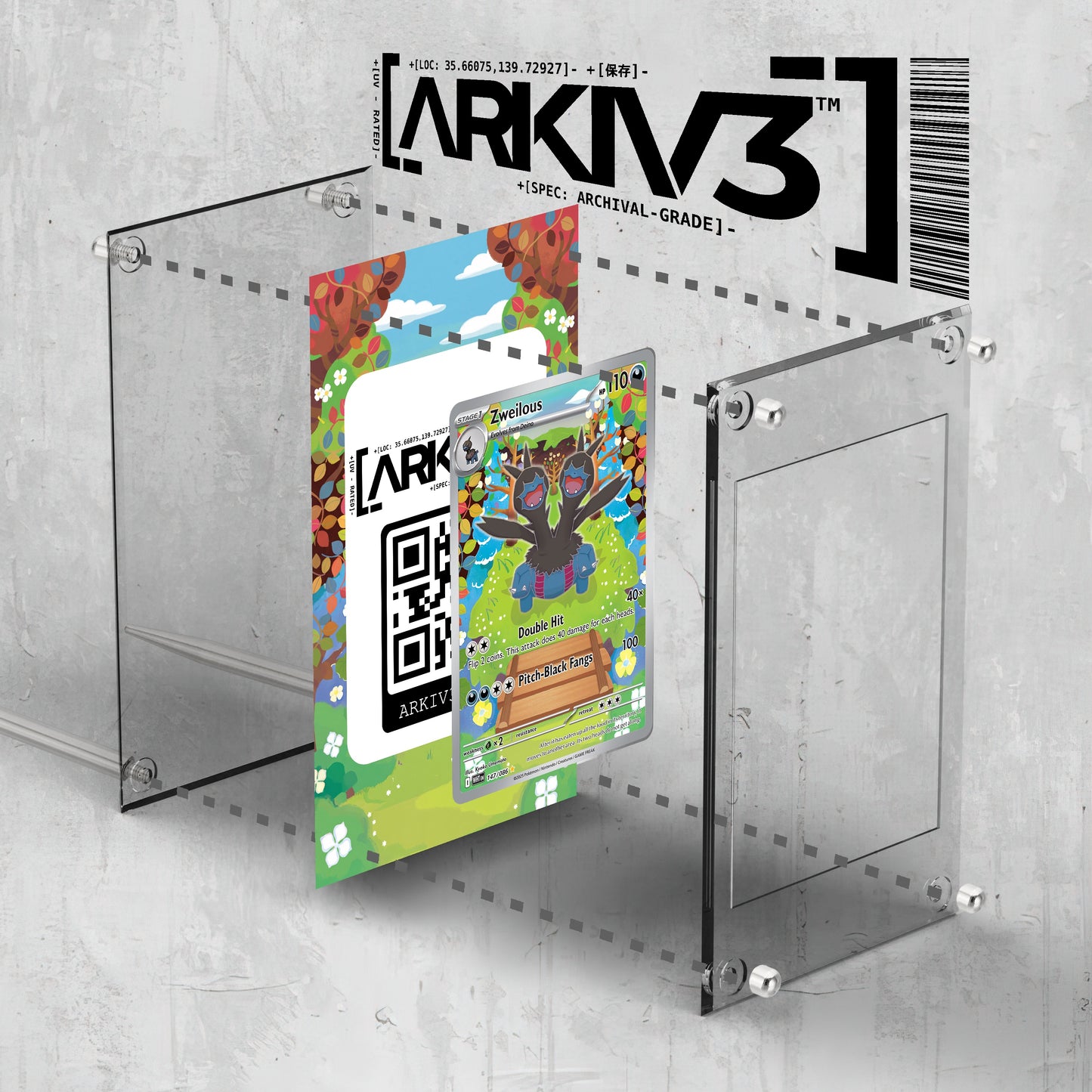 [UNIT: 147/86] // Zweilous Extended Art Display Case - Raw