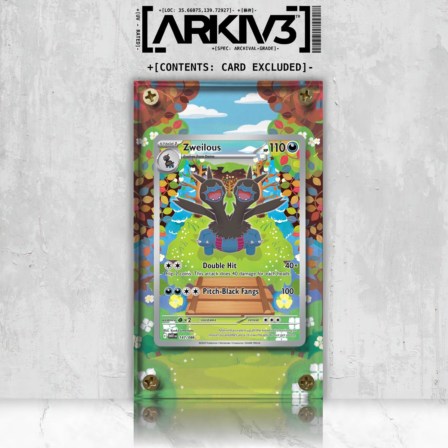 [UNIT: 147/86] // Zweilous Extended Art Display Case - Raw