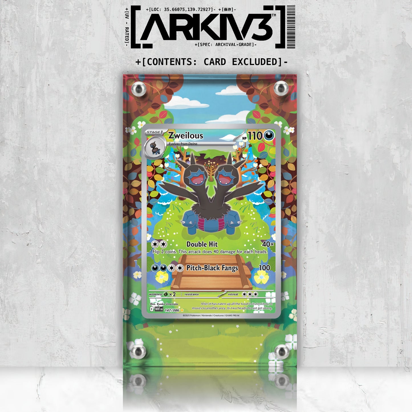[UNIT: 147/86] // Zweilous Extended Art Display Case - Raw