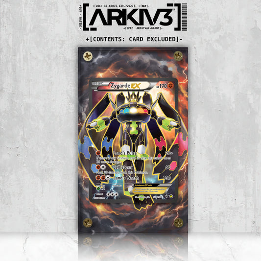 [UNIT: 54a124] // Zygarde EX Extended Art Display Case - Raw