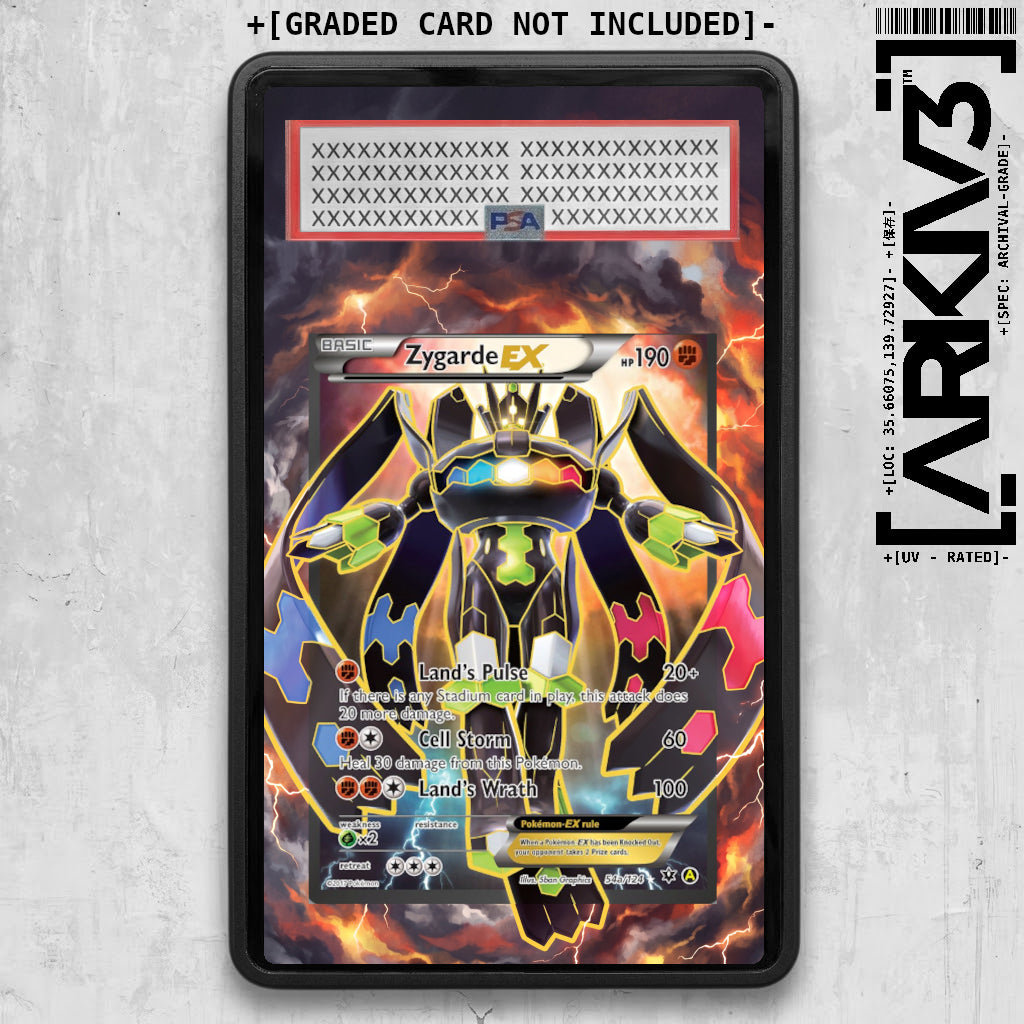 [UNIT: 54a124] //Zygarde EX Extended Art Display Case - Graded