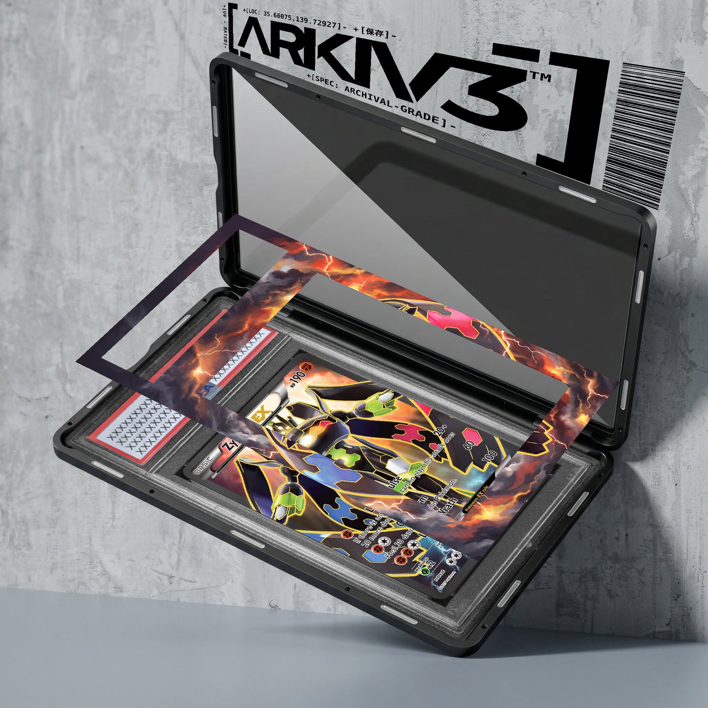 [UNIT: 54a124] //Zygarde EX Extended Art Display Case - Graded