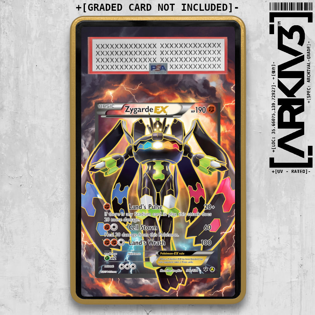 [UNIT: 54a124] //Zygarde EX Extended Art Display Case - Graded