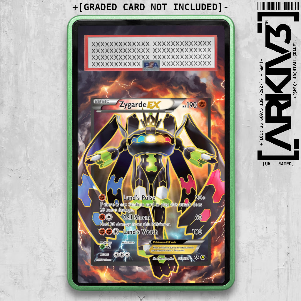 [UNIT: 54a124] //Zygarde EX Extended Art Display Case - Graded