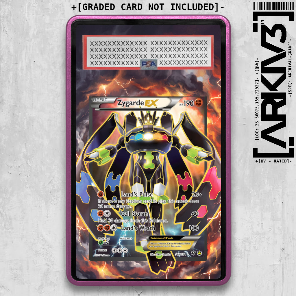 [UNIT: 54a124] //Zygarde EX Extended Art Display Case - Graded