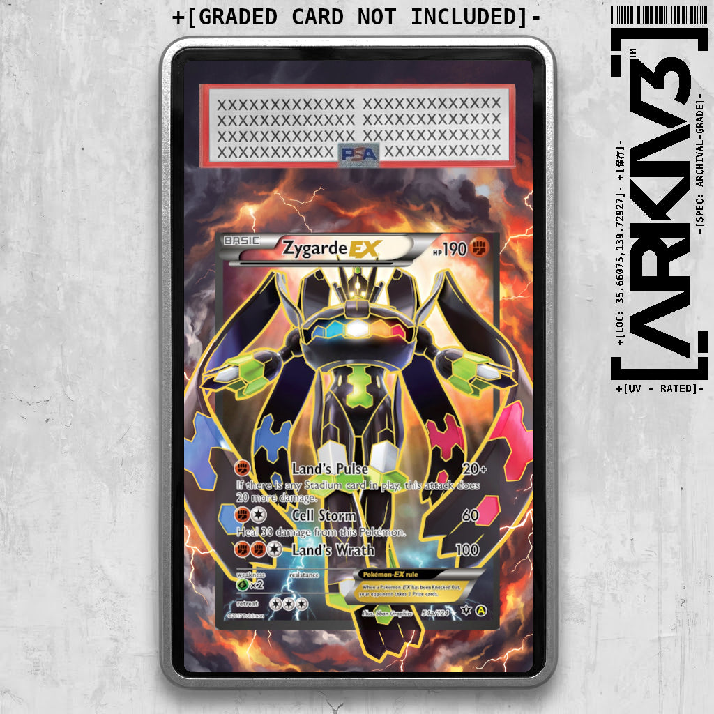 [UNIT: 54a124] //Zygarde EX Extended Art Display Case - Graded