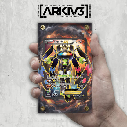 [UNIT: 54a124] //Zygarde EX Extended Art Display Case - Raw