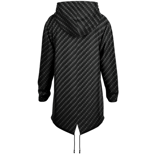 Stealth Carbon Heavy Longline Hoodie - ARKIV3