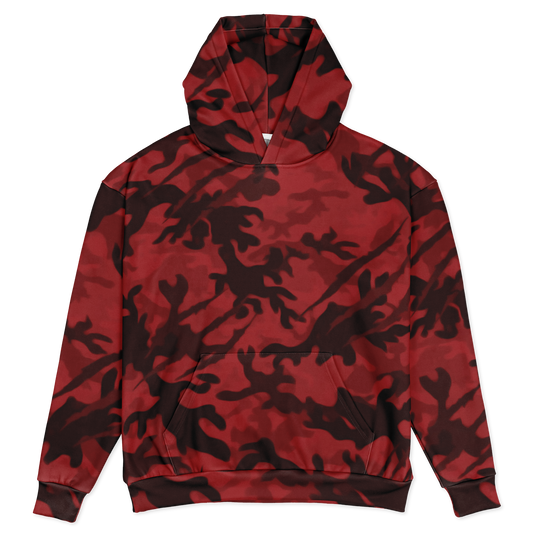 Red Tiger Camo Heavy Hoodie