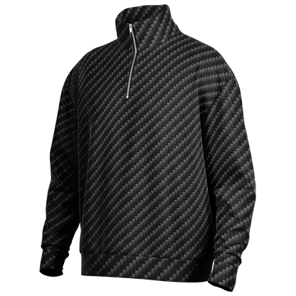 Stealth Carbon Heavy Quarter Zip Sweatshirt - ARKIV3