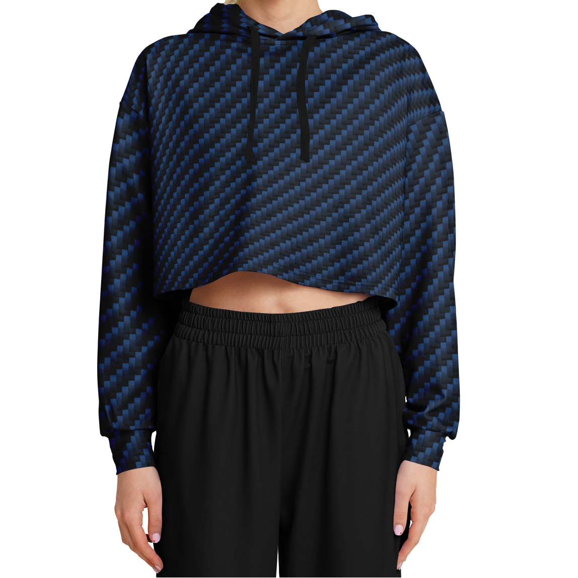 Hydro Carbon Cropped Hoodie