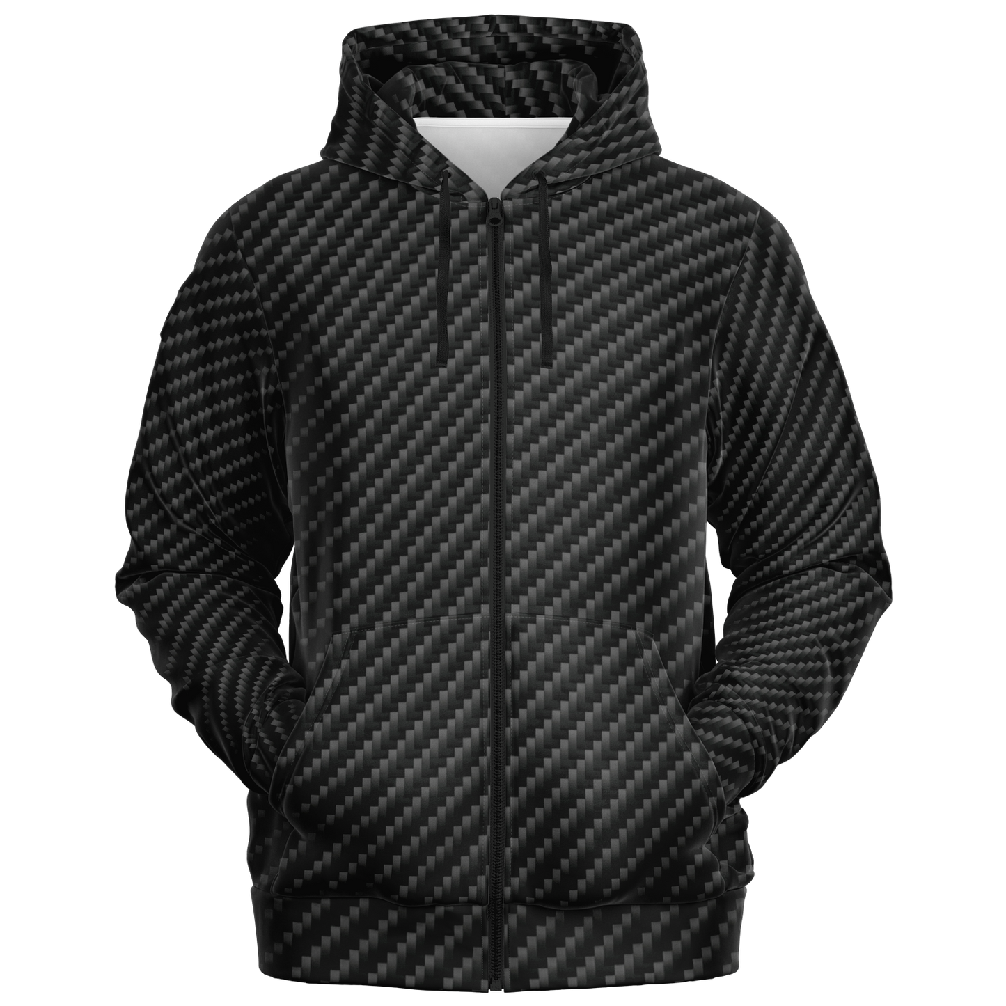 Stealth Carbon Zip Hoodie - ARKIV3