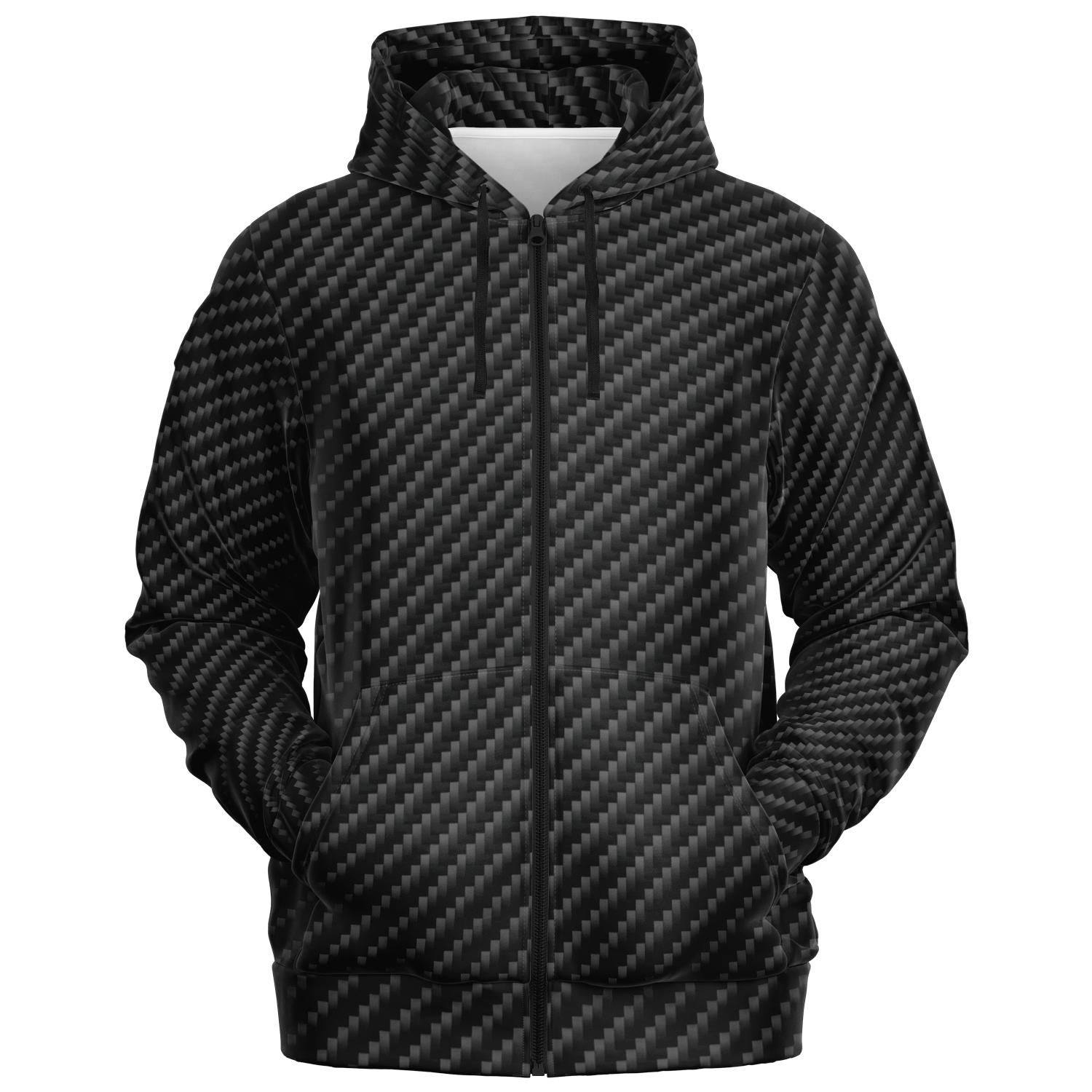 Stealth Carbon Zip Hoodie - ARKIV3